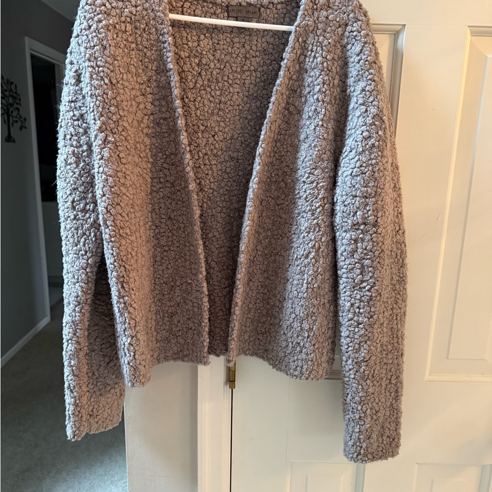 Barefoot Dreams Tan Cardigan